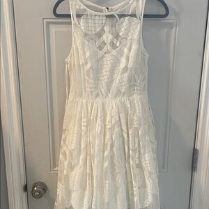 Elegant White Lace Womens Maeve Dress